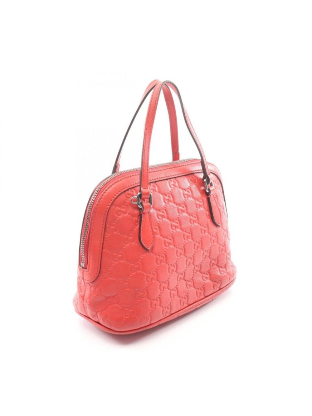 Gucci Handbag Guccissima 2-Way Red Leather - Picture 2 of 10
